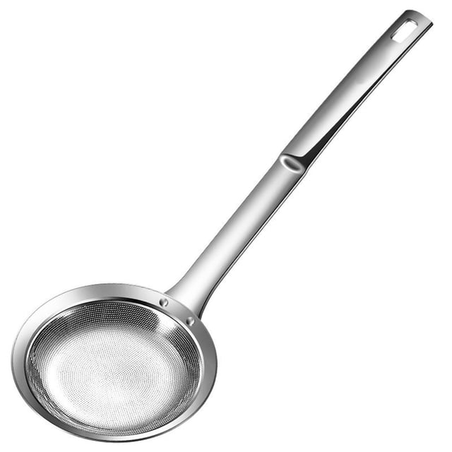 Passoire à Mailles Fines pour Vaisselle pour Filtrer - Gadget de Cuisine en Acier Inoxydable 304 avec Poignée - Passoire Sans Perçage Durable de Qualité Alimentaire pour Rincer et Tamiser