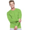 thumbnail image 1 of Hanes Beefy-T T-Shirt à Manches Longues pour Hommes, m, Lime, 1 of 1