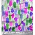 thumbnail image 3 of oneOone Cotton Flex Fabric Chevron & Brush Stroke Panel Print Fabric BTY 40 Inch Wide, 3 of 3
