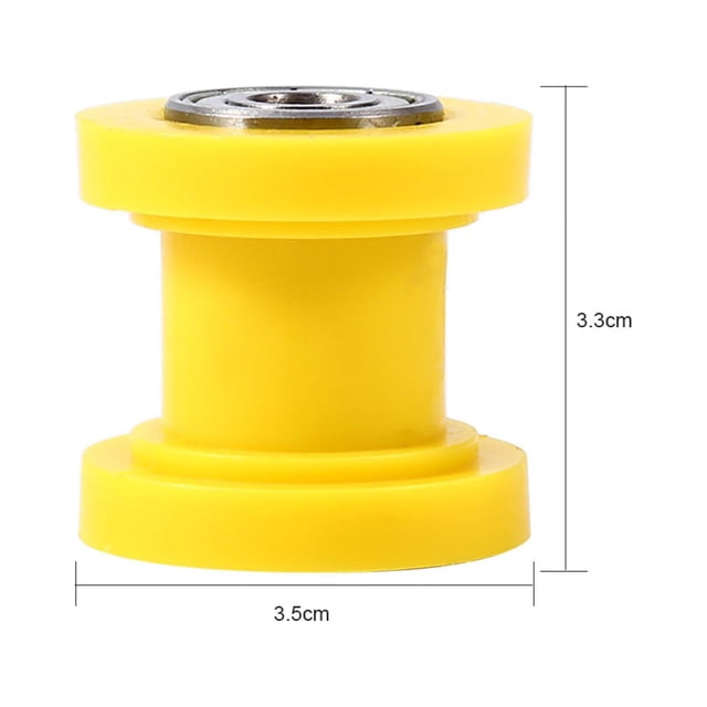 Guide Pulley Chain Roller, Antiwear 10mm Chain Roller Slider Tensioner Wheel Guide Pit Dirt Mini Bike Moto Atv Tensioner Guide