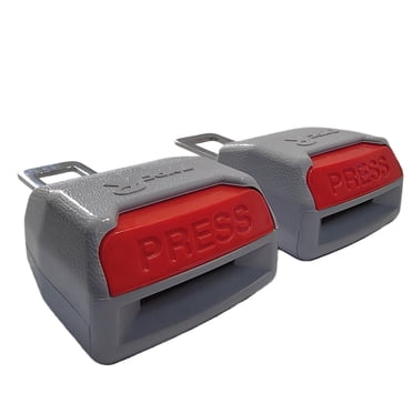 2 Pack car Seat Belt Buckle Extender, Seat Belt Buckle for Cars(grey)