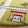 thumbnail image 3 of Safavieh Carousel Kids Devan Train track Area Rug, 3 of 6