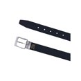 thumbnail image 3 of CTM® Ceinture à Boucle à Pince Réversible en Cuir Mat à Imprimé Croco, 3 of 5