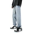 thumbnail image 1 of B91xZ Men's Work Jeans Skinny Stretch Straight Leg Denim Pants,A M, 1 of 5
