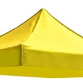 thumbnail image 4 of Square Replacement Canopy Gazebo Shelter Shade for Summer - Waterproof & Yellow, 4 of 8