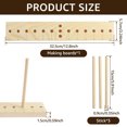 thumbnail image 3 of SHAGUOZHOU Bow Making Tool For Ribbon Maker Bow Ribbon Decorative Tool Adjustable With Board Sticks Bow Making Tool For Ribbon Wreath Bow Making Maker For Making Bows, 3 of 4