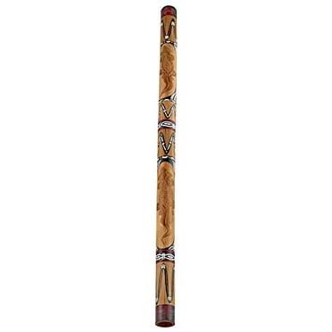 Meinl Percussion DDG1-BR 47" Bamboo Didgeridoo with Hand Painted Native Design, Brown (VIDEO)