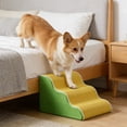 thumbnail image 4 of Deeceymbur Foam Pet Stairs for Dogs Cats Non Slip Surface Washable Cover Portable Step Ramp Supportive Design for Senior Small Medium Pet Indoor Rest, 4 of 6