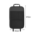 thumbnail image 3 of jinwen Back Seat Protector Kick Mat Interior Accessories Easy Cleaning Portable Black Full, 3 of 9