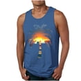 thumbnail image 2 of JDQJBZ Débardeurs Style Homme Couleur Unie Col Ras du Cou Sans Manches, 2 of 5