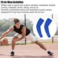 thumbnail image 2 of Unique Bargains 1 Pair Reduce Joint Pain Arm Elbow Compression Sleeve L Size Blue, 2 of 7