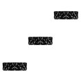 thumbnail image 4 of mmirethe Non-shrinkable Triangles Graphics Car Stickers Wide Range Of Applications Wide Application PVC No Fading Removable brilliant black 3Set, 4 of 6