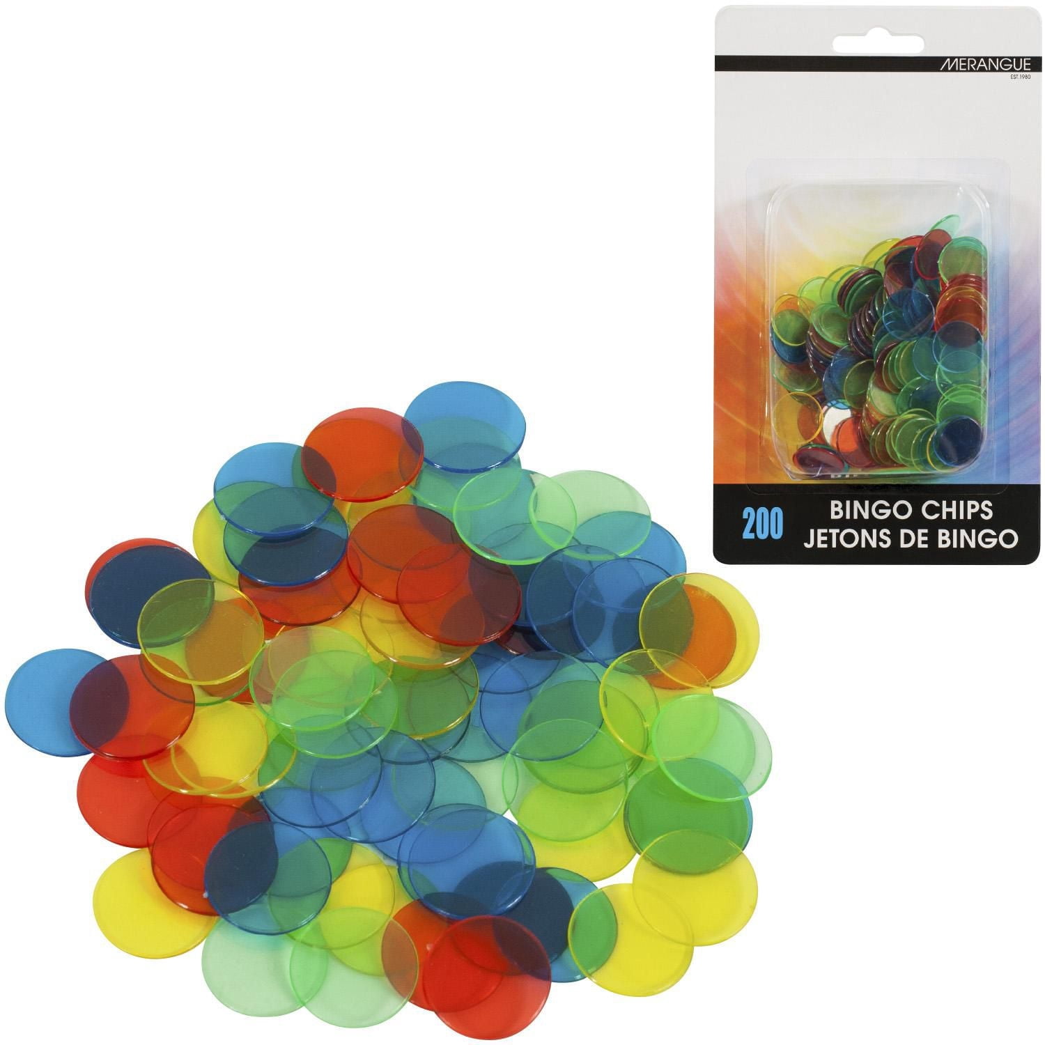 Merangue Jetons de Bingo, Assorti, Paquet de 2000