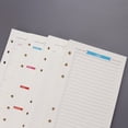 thumbnail image 2 of EeaseCA 40 Sheets A5 Size 6-Hole Paper Refills For Notebook Planner Journal Dairy, 2 of 5