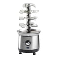 thumbnail image 1 of Chocolate Fondue Fountain Machine 4 Tiers Chocolate Fountain Cascading Fondue Dip Strawberries for Cheese Chocolate BBQ Sauce, 1 of 9
