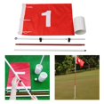 thumbnail image 4 of Portable 3 Section S Ensemble Pratique de Golf Mettre Jardin Vert Extérieur, 4 of 10