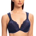 thumbnail image 3 of CHUANK Underwire Front Closure Bras for Women Black 34B, 3 of 5