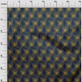 thumbnail image 2 of oneOone Silk Tabby Fabric Floral Block Printed Fabric 1 Yard 42 Inch Wide, 2 of 4