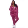 thumbnail image 4 of White Mark Ensemble de Survêtement en Velours pour Femmes, 2 Pcs, 4 of 6