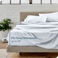 thumbnail image 4 of Bare Home Double Brushed Microfiber Dual Pocket Sheet Set, 4 of 8