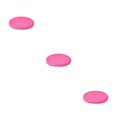 thumbnail image 4 of QualitChoice Coussin de Siège Portable Remplacement Rond Relaxant Respirant Doux Maison Bureau Fauteuil Canapé Tapis Accessoires Rose Rouge 3 Pcs, 4 of 6