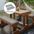 thumbnail image 2 of Outsunny Coussins de Banc de Patio 2 Pcs Coussin de Causeuse d'Extérieur 2 Places Gris, 2 of 10