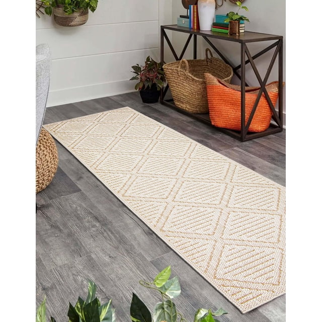 Tapis ECARPET Style Jute pour Chambre à Coucher, Salon, Salle à Manger Collection Tosca
