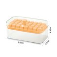 thumbnail image 3 of Ice Cube Tray with Lid and Bin Ice Trays, Ice Cubes Tray with Lid and Bin,32 Pcs Square Ice Cubes Molds with Ice Scoop,Easy Release & Save Space, Ice Cubes Storage Container Set, 3 of 8