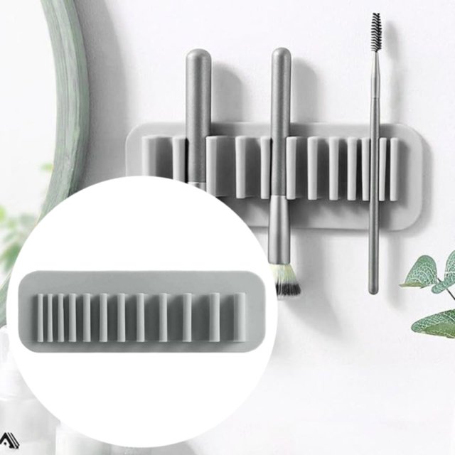 Beauty Tools Wall Mounted Silicone Makeup Brush Drying Rack Cosmetics Brushes Storage Makeup Brush Holder Makeup Brush Rack, Beauty Tools for Women