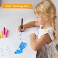 thumbnail image 2 of MOVTOTOP 100pcs Blue ABS Bingo Counting Chips for Games and Learning Activities Perfect for Parties and Classrooms, 2 of 7