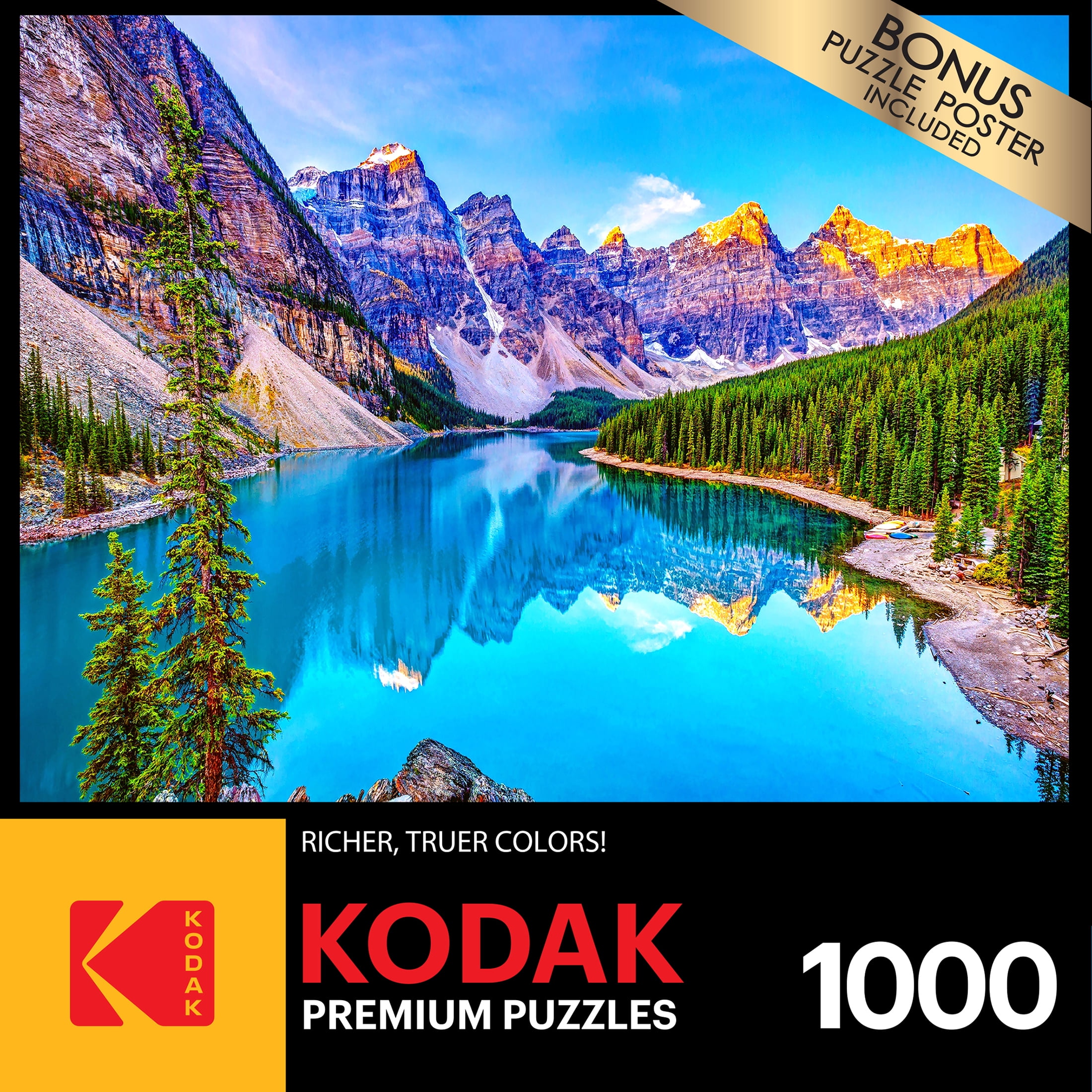 Kodak 1000 Piece Jigsaw Puzzle - Moraine Lake, Banff, Canada