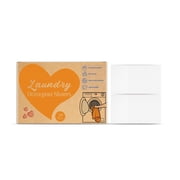 Uuiauoio Laundry Detergent Sheets, High-Efficiency Stain Remover for Fabrics, Fast-Dissolving Laundry Soap Flakes for Hand and Machine Washing, Portable Travel Laundry Detergent with Fresh Scent