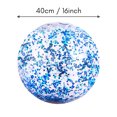 thumbnail image 3 of Graflsoa Shimmering Blue PVC Inflatable Beach Ball with Glitter, 40cm Diameter, No Pump Included, 3 of 6