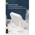 thumbnail image 4 of Makeup Mirror Vanity Mirror with Lights, LED Lighted with Touch Screen, Portable LED Makeup Mirror, Good for Tabletop, Bathroom, Traveling (White Three), 4 of 8
