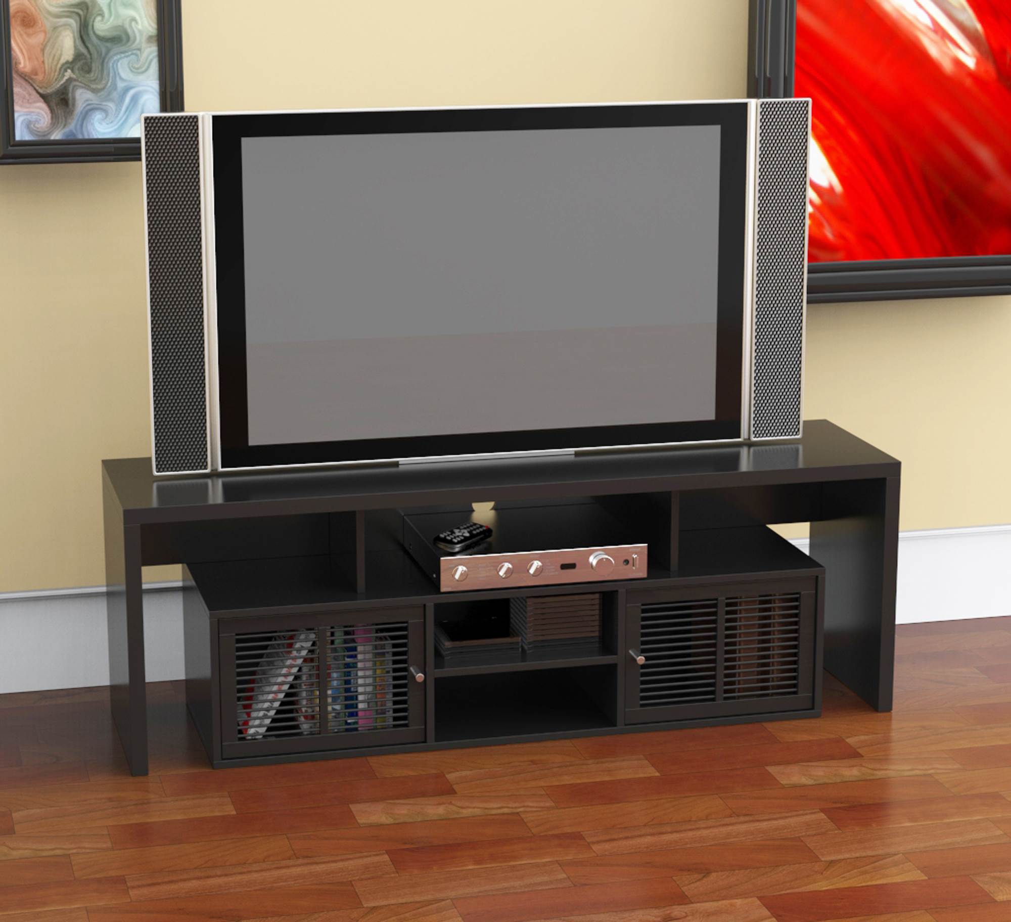 Convenince Concepts Designs2Go Lexington TV Stand with Doors | 151394