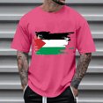 thumbnail image 2 of T-Shirts à Col Rond pour Hommes Séchage Rapide Imprimé Polyester, Coupe 3D Col Rond Haut Athlétique pour Gym, Course, Cyclisme & Décontracté, 2 of 5