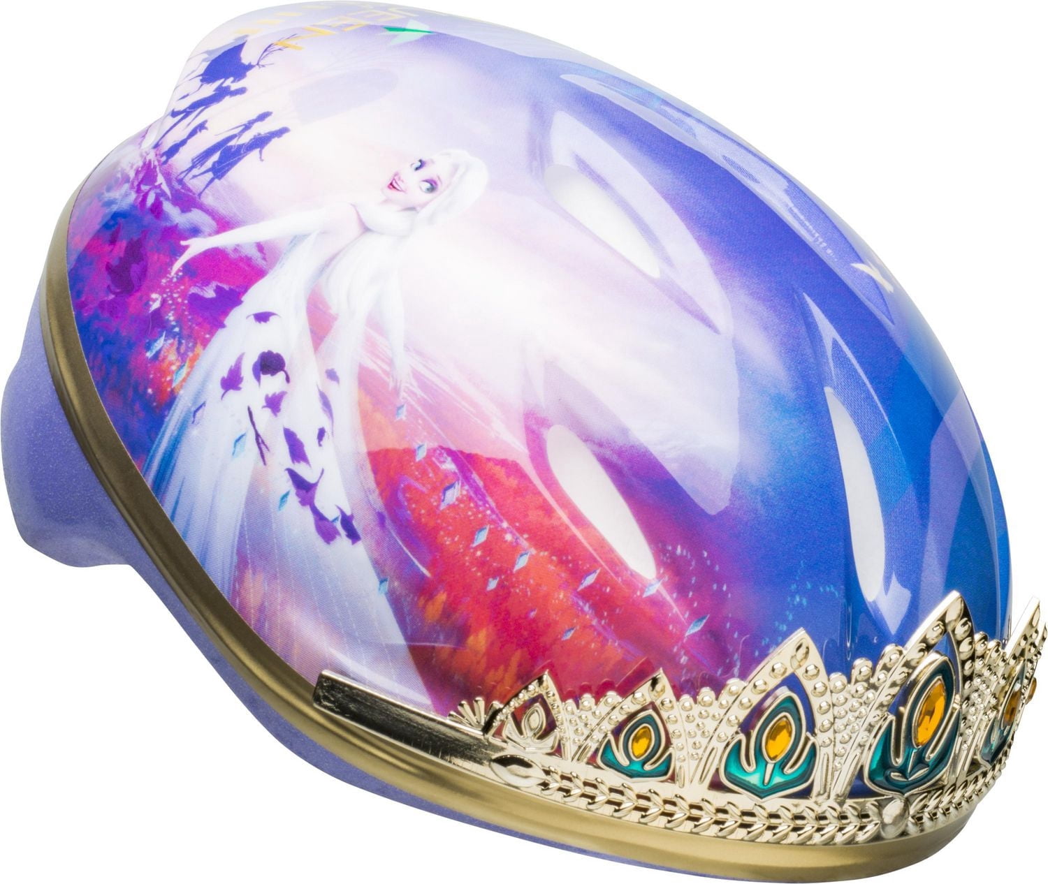 Frozen 3D Anna Tiara Child Bike Helmet