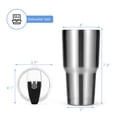 thumbnail image 2 of Costway Gobelet en Acier Inoxydable 30 Oz à Double Paroi, Isolé sous Vide, avec Couvercle, 2 of 10