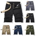 thumbnail image 1 of Hot6sl Shorts d'Été en Solde, Shorts Cargo pour Hommes Shorts de Course pour Hommes Multiples Poches Utilitaires Taille Élastique Shorts de Randonnée en Coton, Pantalons pour Hommes Vert Armée, m, 1 of 5