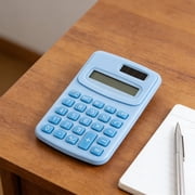 Fufafayo Calculator Large Screen 8 Digits Display, Portable Office Finance Calculator, Solar Battery Power, Desktop Basic Calculator for Elementary Study Study Home Office