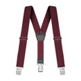 thumbnail image 1 of Buyless Fashion Bretelles Texturées Robustes pour Hommes - Sangles Ajustables de 48 Pouces 1 1/4 Pouces - Forme en Y, 1 of 1