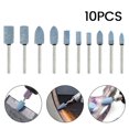 thumbnail image 4 of CUITING 10PCS Ceramic Stone Polishing Grinding Dremel Rotary Die Grinder Drill Bit Tool, 4 of 6