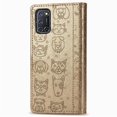 thumbnail image 4 of Étui à Rabat pour FOXDOCK OPPO A52 / A72 / A92, Étui à Rabat en Cuir PU Gaufré Chat et Chien avec Fentes pour Cartes, Support, 4 of 6