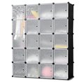 thumbnail image 3 of Patiojoy 20 Cube Clothes Organizer Storage Cubes Portable Wardrobe Bedroom Storage Cubby, 3 of 9