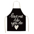 thumbnail image 2 of Dvkptbk Apron 1Pc Parent Adult The Family Kitchen Lovely Print Linen Family Aprons Kitchen Essentials, 2 of 2