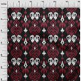 thumbnail image 2 of oneOone Cotton Silk Fabric Paisley Ikat Print Fabric BTY 42 Inch Wide, 2 of 4