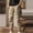 07 Khaki, variant on Weiqiqre Pants for Men Elastic Waist Casual Denim Cargo Pants with Cargo Pockets Trousers Full Length Pants