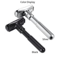 thumbnail image 4 of Mingshi Adjustable Safety Razor Double Edge Classic Men Shaving Mild to Aggressive 1-6 File Hair Removal Shaver it with 5 Blades, 4 of 5