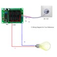 thumbnail image 4 of 433Mhz DC 12V 6 Channel Universal 10A Relay Wireless RF Remote Control Switch Receiver Module and 1PCS 6-Key RF 433 Mhz Transmitter Fixed Code (2262 Chip) Remote Control Smart Home Automation, 4 of 8