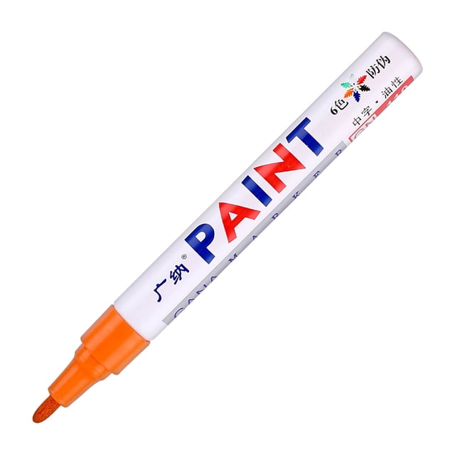 VogueV Oil-Based Paint Markers - Vibrant Permanent Ink for DIY/Art Projects Orange